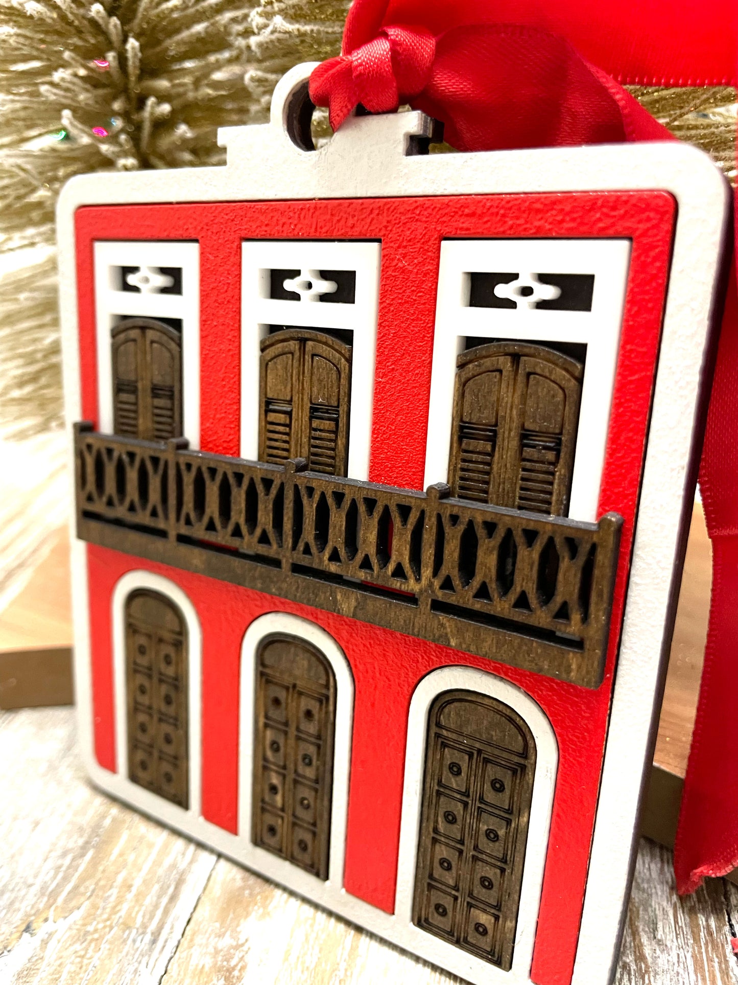 Casita decoración navideña