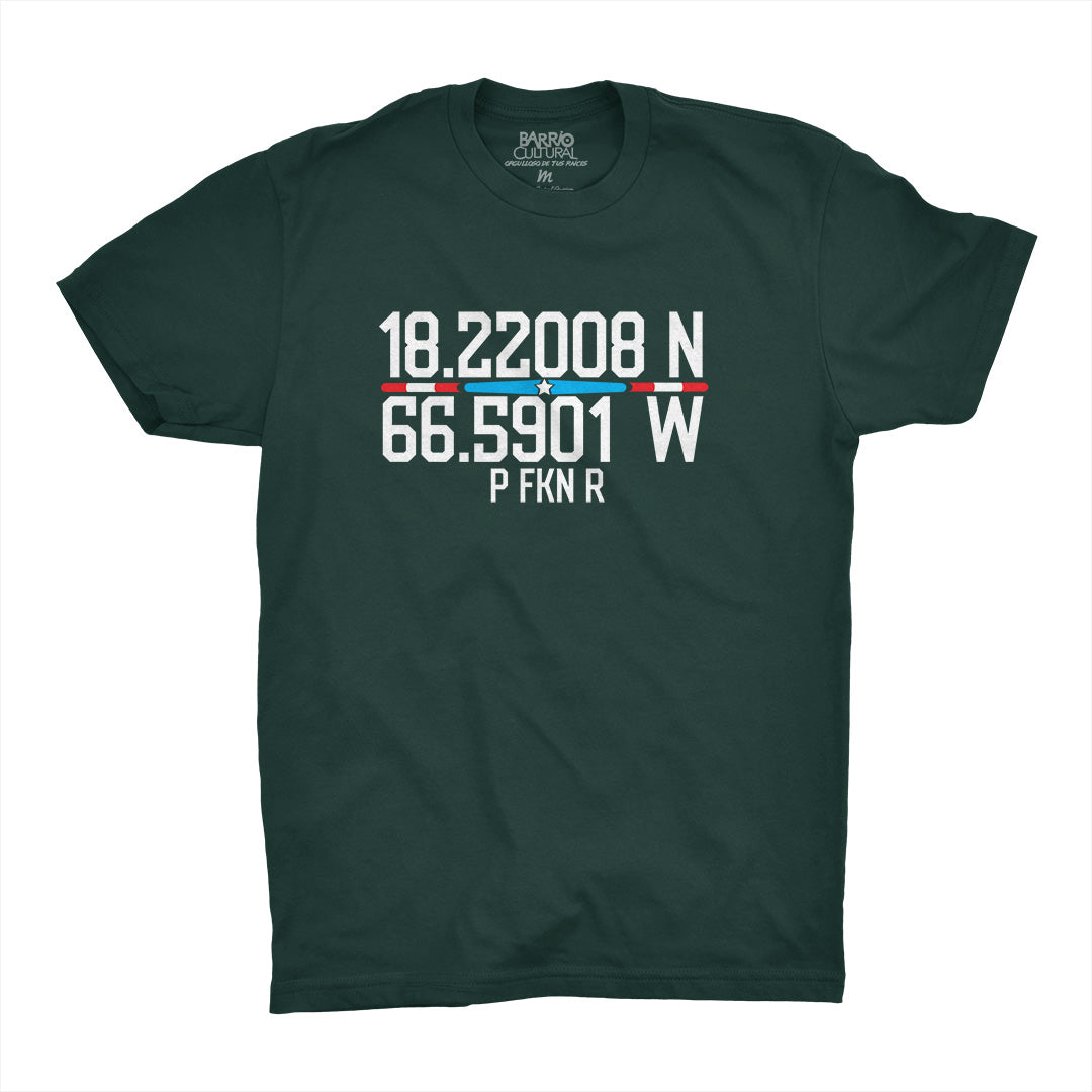 Coordenadas P FKN R - T-Shirt