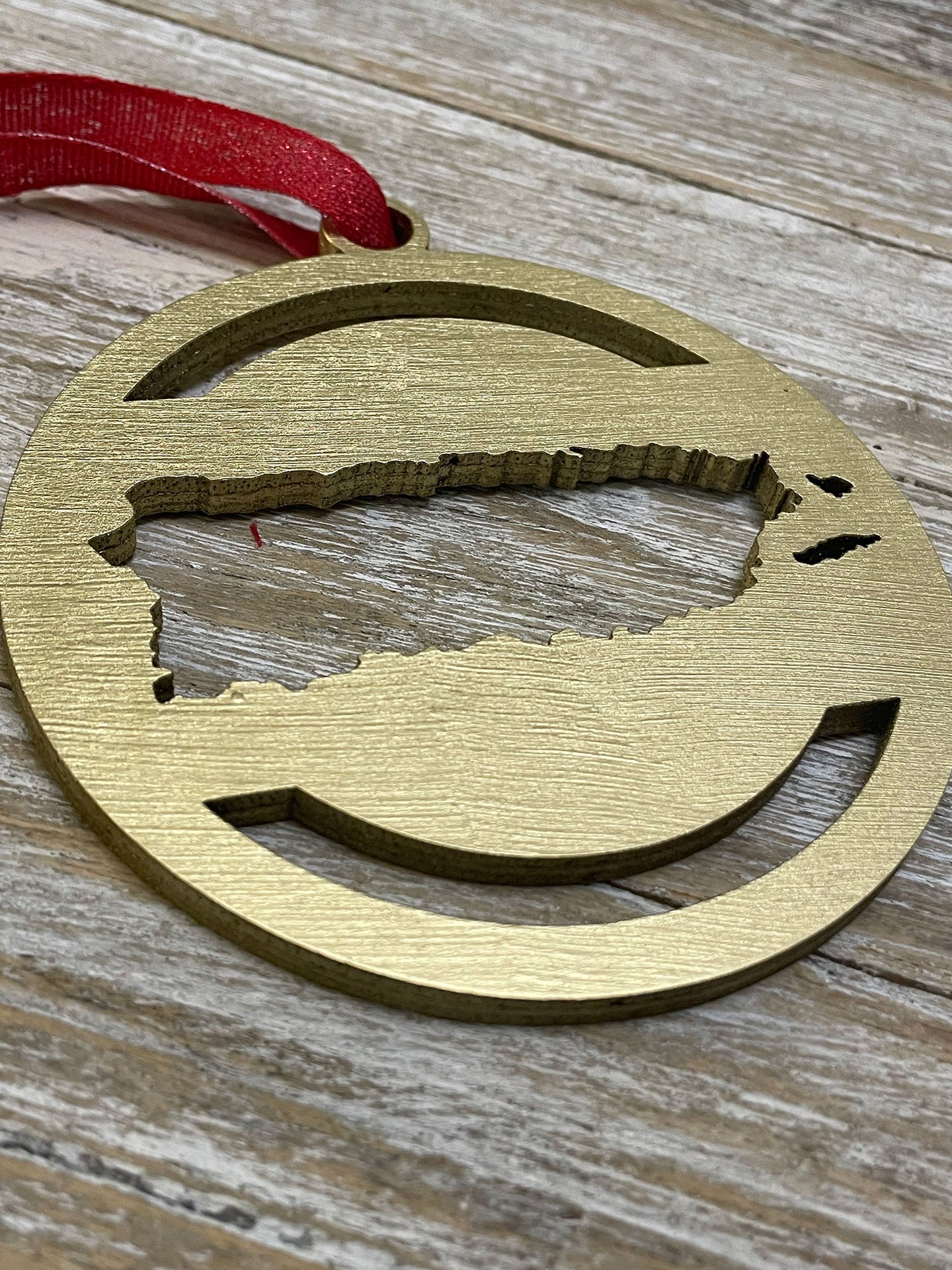 Decoración navideña esfera Puerto Rico