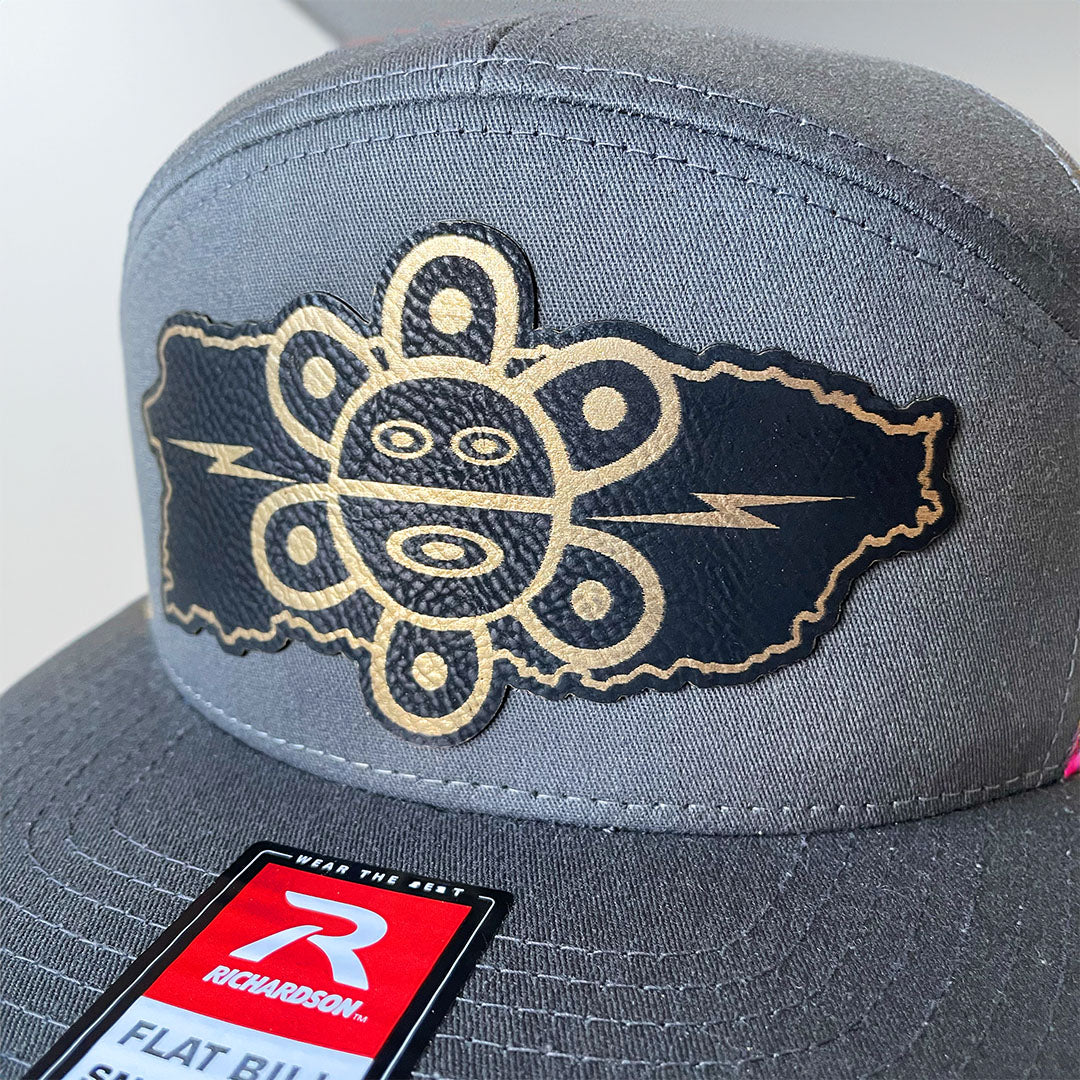 Gorra Mapa de Puerto Rico BLK/GOLD
