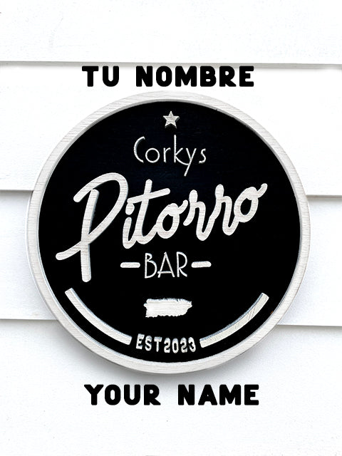 Letrero personalizo de Pitorro
